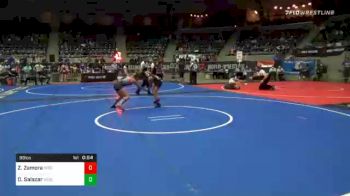 98 lbs Consolation - Zurri Zamora, Rebel WC vs Deja Salazar, Wesley Club