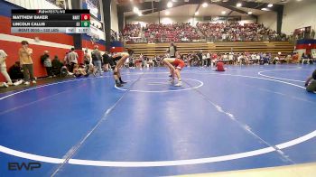 132 lbs Round Of 16 - Isaiah Jones, Bixby HS Boys vs Chris Steinmeyer, Tulsa Union