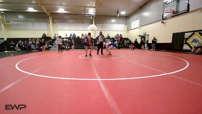 190 lbs Rr Rnd 3 - Shantee Suke, Mcloud HS Girls vs Heidi Benefield, Rogers High School Girls