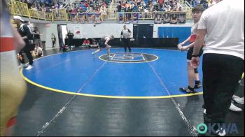 130 lbs 3rd Place - Anthony Drain, Mustang Bronco Wrestling Club vs Tuff Howell, Madill Takedown