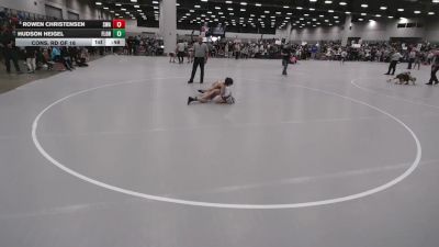 77 lbs Cons. Rd Of 16 - Hudson Heigel, Florida vs Rowen Christensen, Summit Wrestling Academy