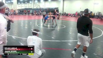 120 lbs Round 6 (16 Team) - Dylan LaBelle, Team Michigan Blue - DEV vs Mason Bower, Intense Wrestling Club