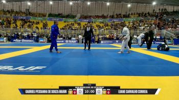 Luane Carvalho Correia vs Gabrieli Pessanha De Souza Marin 2026 Brasileiro Jiu-Jitsu IBJJF