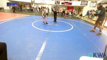 49 lbs Consolation - Maverick Lee-degraffenreid, Checotah Matcats vs Maisyn Malone, Bartlesville Wrestling Club