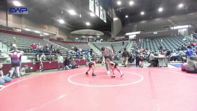 40-43 lbs Rr Rnd 2 - Charlotte Koenig, Panther Youth Wrestling-CPR vs Joel Kramer, Panther Youth Wrestling-CPR