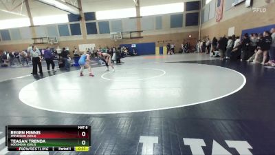 130lbs Cons. Round 6 - Teagan Trenda, Hockinson (Girls) vs Regen Minnis, Stevenson (Girls)