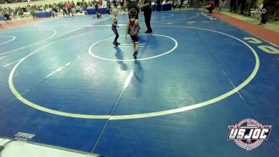 46 lbs Round Of 32 - Jaxon Shepard, Owasso Takedown Club vs Knox Taylor, Clinton Youth Wrestling