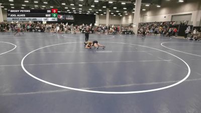 75 lbs Quarters - Joel Alves, Montana vs Brody Peters, Sebolt Wrestling Academy