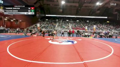 2A-165 lbs Champ. Round 1 - Paxton Jenks, Wright vs Samuel Skelton, Thermopolis