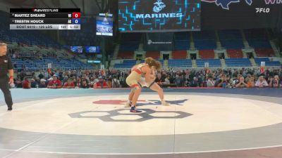 126 lbs Cons. Semis - Martez Sheard, WI vs Trestin Houck, AK