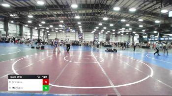 106 lbs Round Of 16 - Cole Glynn, MA vs Pepper Martin, WV