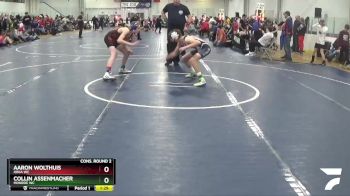 116 lbs Cons. Round 2 - Aaron Wolthuis, Ionia WC vs Collin Assenmacher, Monroe WC