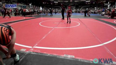 58 lbs Round Of 16 - Corbin Parker, Broken Arrow Wrestling Club vs Jaxton Myers, Cushing Tigers