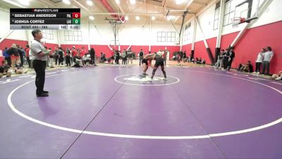 184 lbs Semifinal - Joshua Cortez, Lassen vs Sebastian Anderson, Palomar College