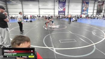 76 lbs Rd# 9- 2:15pm Saturday Final Pool - Brennan Hart, Team Michigan vs Mikeal Cain, SouthWest Elite