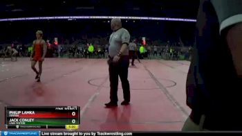 D2-152 lbs Cons. Round 3 - Jack Conley, Lake Fenton vs Philip Lamka, Fenton