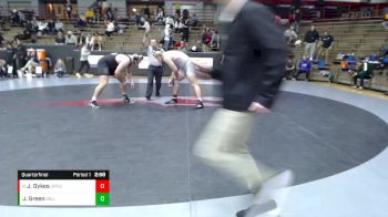 285 lbs Quarterfinal - Jacob Dykes, Southwest Minnesota State vs Johnny Green, Ouachita Baptist