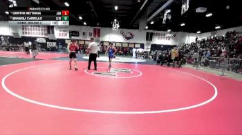 132 lbs Cons. Round 2 - Griffin Hettinga, AB Miller vs Brangli Carrillo, Citrus Hill