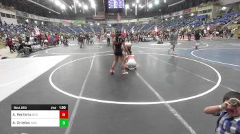 145 lbs Quarterfinal - Abri Renteria, Brighton WC vs Alaysia Ornelas, Eaglecrest