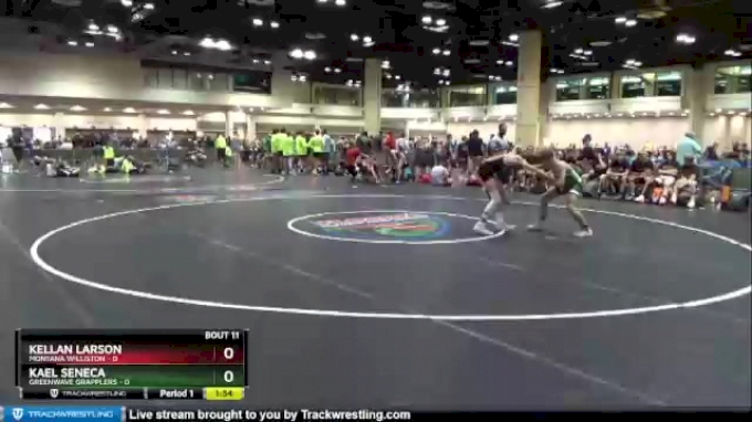 106 lbs Round 3 (8 Team) - Kellan Larson, Montana Williston vs Kael ...