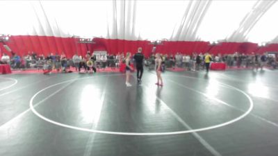 120 lbs Round 3 - Bria Hartmann, B.A.M. Training Center vs Julianna Johnson, St. Croix Falls Wrestling Club