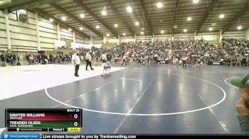 85 lbs Quarterfinal - Trexden Olsen, Total Domination vs Sawyer Williams, Westlake