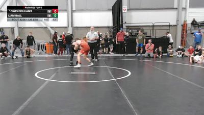 126 lbs Champ. Rd Of 16 - Owen Williams, Bonneville Wrestling Club vs Liam Ball, Kalispell Wrestling Club