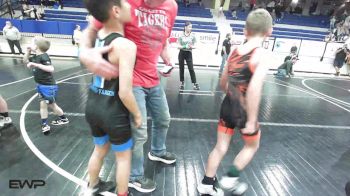 76 lbs Rr Rnd 5 - Tsu-tli Christie-Vangen, Fort Gibson Youth Wrestling vs Levi Jackson, Cushing Tigers