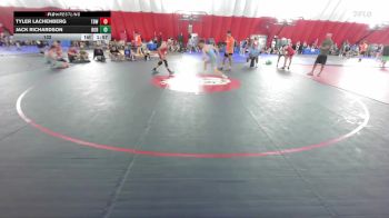 132 lbs Round 3 (8 Team) - Tyler Lachenberg, Thunderbirds WC vs Jack Richardson, Roncalli A
