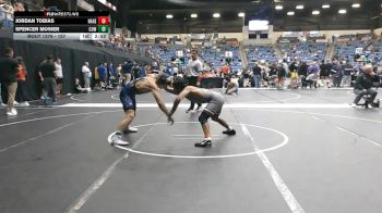 157 lbs Cons. Round 3 - Spencer Mosier, Cowley College vs Jordan Tobias, Hastings (Neb.)