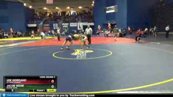 126 lbs Cons. Round 2 - Jacob Wehr, Notre Dame vs Joe Giordano, St John Vianney