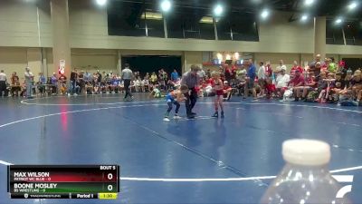 45 lbs Champ Round 1 (16 Team) - Boone Mosley, BS Wrestling vs Max Wilson, Patriot WC Blue