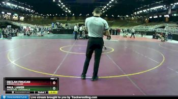 132 lbs Cons. Round 3 - Declan Finucan, Barron G Collier vs Paul Lanier, Woodland, Cartersville