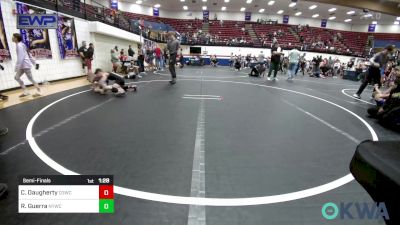 64 lbs Semifinal - Cage Daugherty, D3 Wrestling Cluib vs Rydin Guerra, Newcastle Youth Wrestling