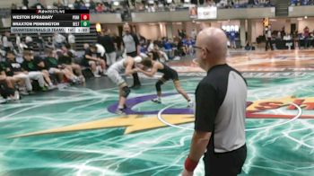 114 lbs Quarterfinals (8 Team) - Braxton Pennington, Delta, OH vs Weston Sprabary, Perham, MN