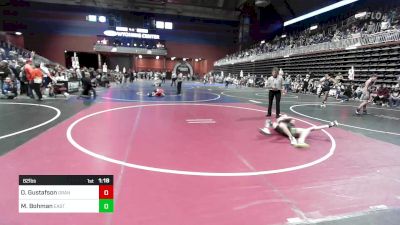 82 lbs Quarterfinal - Owen Gustafson, Grandview Wolves WC vs Mason Bohman, Eastside United