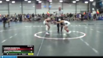 96 lbs Round 2 - Kingston Stroshine, POWA vs Landon Rosenthal, Agression Legionaries