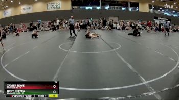 72 lbs Round 3 - Zavier Roye, Triangle WA vs Bret Relyea, Brawler Elite