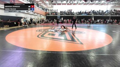 135 lbs Round 3 - Emrie Felvus, Olathe Northwest HS vs Amariah Johnson, MO West