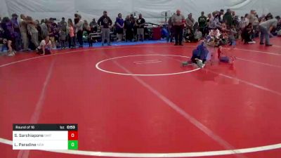 58 lbs Round Of 16 - Sylar Sarchiapone, Smithsburg vs Lucas Paradine, New Cumberland