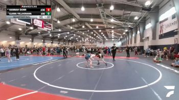 126 lbs Quarterfinal - Hannah Dunn, Alamo City Wrestling Club vs Iliana Villagrana, All American Wrestling Club