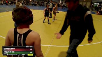 90 lbs Semifinal - Chase Laffin, Crosby Ironton vs Krewe Thier, Adrian
