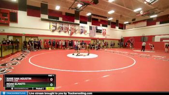 157 lbs Champ. Round 2 - Xane San Agustin, Medical Lake vs Noah Elmatti, Heritage