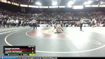 5A 138 lbs Semifinal - Tanner Frothinger, Eagle vs Payson Solomon, Highland