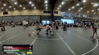 115 lbs Round 5 (8 Team) - Waylon Anderson, VA Team Predator vs Roy Barak, Junior Terps Xtreme