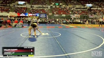 AA - 126 lbs Cons. Round 2 - William Barnes, Flathead (Kalispell) vs Herbert Lay, Helena Capital