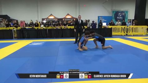 Clarence Jayden Rumbaua Brion vs Kevin Montanari 2026 Pan IBJJF Jiu-Jitsu No-Gi Championship