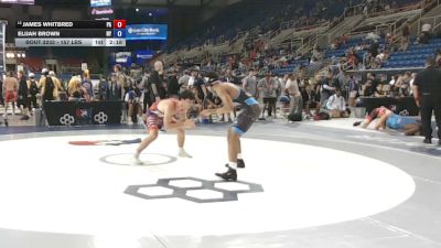 157 lbs Cons. Rd Of 16 - James Whitbred, Pennsylvania vs Elijah Brown, New York