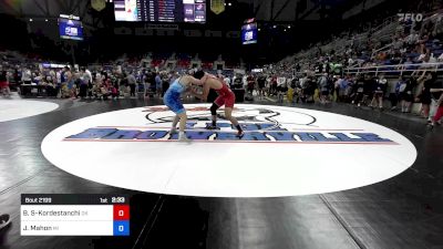 285 lbs Cons 64 #2 - Brian Seyer-Kordestanchi, OK vs James Mahon, MI