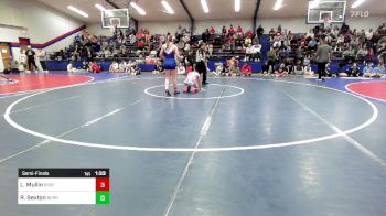 125 lbs Semifinal - Larra Mullin, Bixby HS Girls vs Rylee Sexton, Berryhill High School